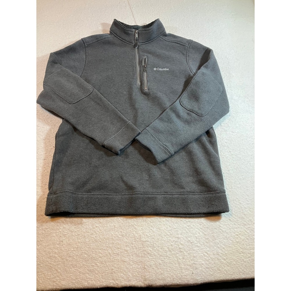 Columbia Mens Quarter Zip Thermal Fleece Pullover‎ Charcoal Grey Size 2XL